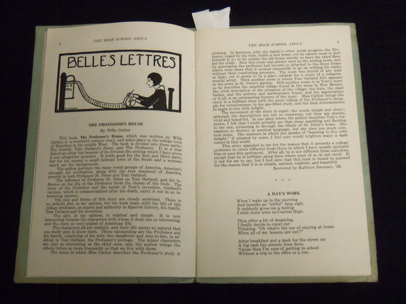 1925 ARGUS MAGAZINE - HARRISBURG HIGH SCHOOL - PENNSYLVANIA - J 8964