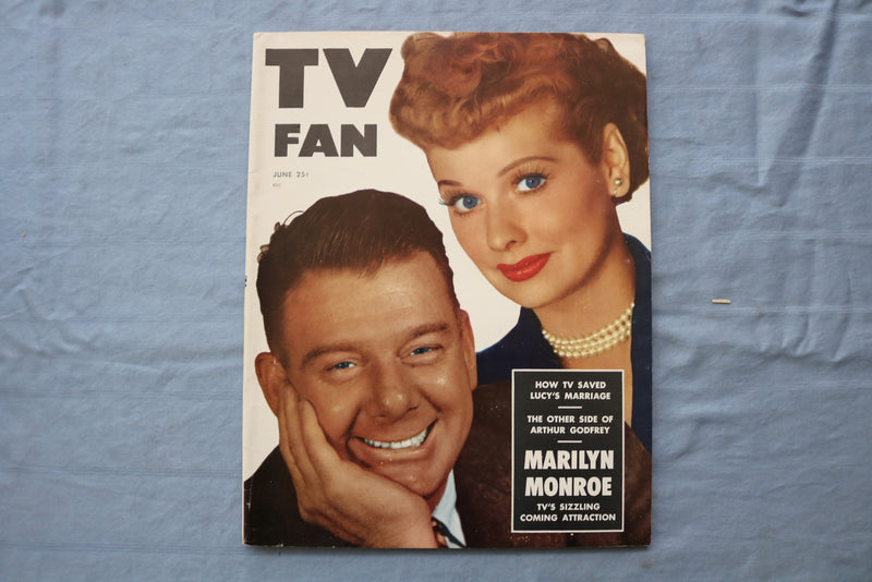 1953 JUNE TV FAN MAGAZINE - ARTHUR GODFREY-LUCILLE BALL COVER - E 18717