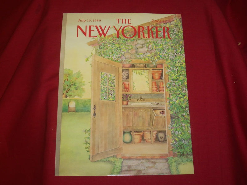 1989 JULY 10 NEW YORKER MAGAZINE FRONT COVER ONLY - GREAT ART FOR FRAMING