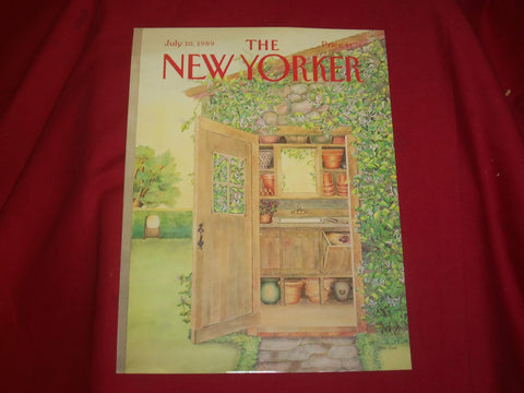 1989 JULY 10 NEW YORKER MAGAZINE FRONT COVER ONLY - GREAT ART FOR FRAMING