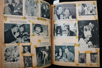 1940'S MOVIE STARS SCRAPBOOK - INGRID BERGMAN - SHIRLEY TEMPLE - E 24929