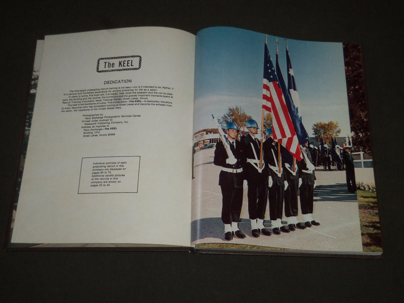 1975 THE KEEL RECRUIT TRAINING COMMAND CAMP PORTER YEARBOOK - PHOTOS - YB 979