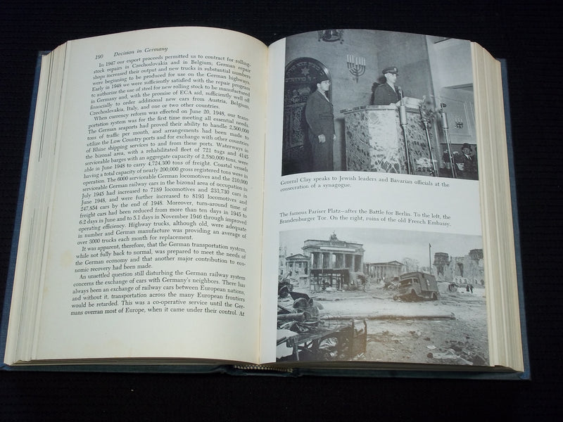 1950 DECISION IN GERMANY HARDCOVER BOOK BY LUCIUS D. CLAY - KD 7633