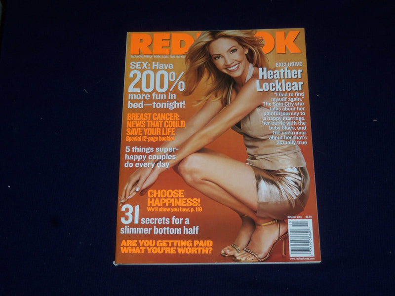 2001 OCTOBER REDBOOK MAGAZINE - HEATHER LOCKLEAR COVER - SP 6034
