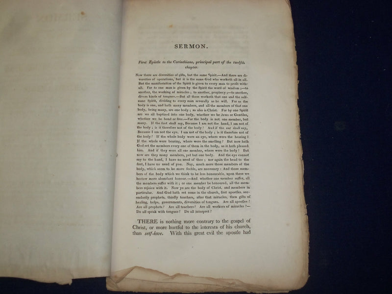 1821 DR. WOODS'S SERMON AT THE ORDINATION OF THE REV ALVA WOODS - J 4527