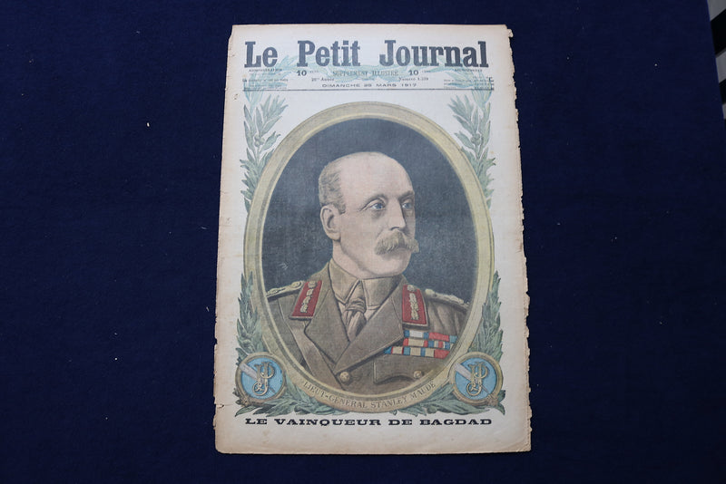 1917 MAR 25 LE PETIT JOURNAL SUPPLEMENT ILLUSTRE MAGAZINE - GEN. MAUDE - NP 8802