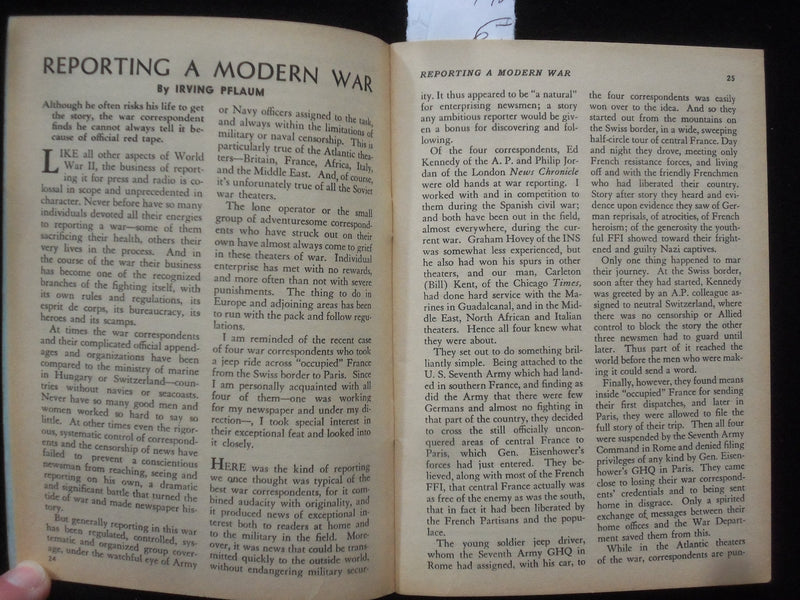 1945 FEBRUARY FACTS MAGAZINE - THE MAGAZINE OF ESSENTIAL READING - J 9982