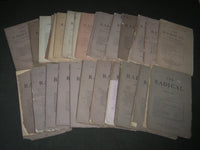 1865-1869 THE RADICAL MONTHLY MAGAZINE LOT OF 27 - NATURAL RELIGION - WR 1371