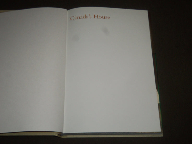 2004 CANADA'S HOUSE RIDEAU HALL FIRST EDITION BOOK - I 999