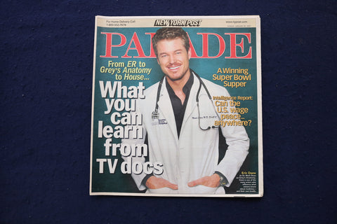 2007 JANUARY 28 PARADE MAGAZINE - ERIC DANE COVER - E 18396