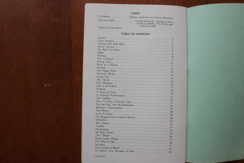 1955 MAY GRINDINGS OF IMAGINATION - SOFTCOVER BOOK - K 3242