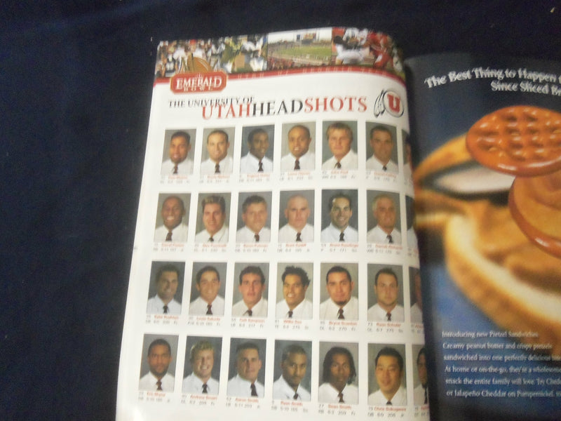 2005 DECEMBER 29 EMERALD BOWL PROGRAM - UNIV UTAH VS GEORGIA TECH - ST 602D