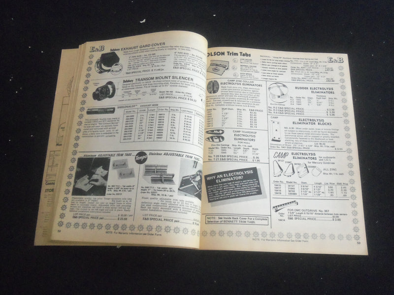 1978 E&B MARINE DISCOUNT SUPPLY CATALOG - PERTH AMBOY, NEW JERSEY - B 5529G