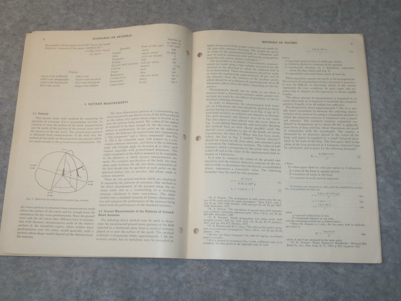 1948 STANDARDS ON ANTENNAS METHODS OF TESTING - J 6302