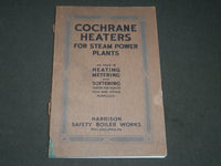 1916 COCHRANE HEATERS FOR STEAM POWER PLANTS CATALOG #710 - PHILADELPHIA- J 5222