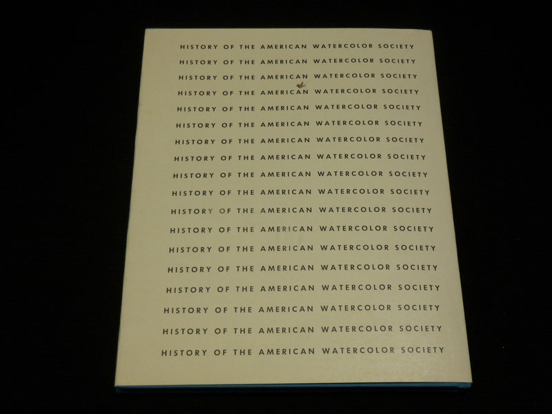 1969 THE AMERICAN WATERCOLOR SOCIETY HARDCOVER BOOK BY RALPH FABRI - R 727O