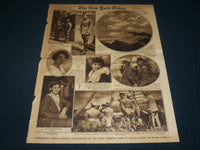 1917 JULY 29 NEW YORK TIMES ROTO PICTURE SECTION - AMERICANS IN FRANCE - NT 8987