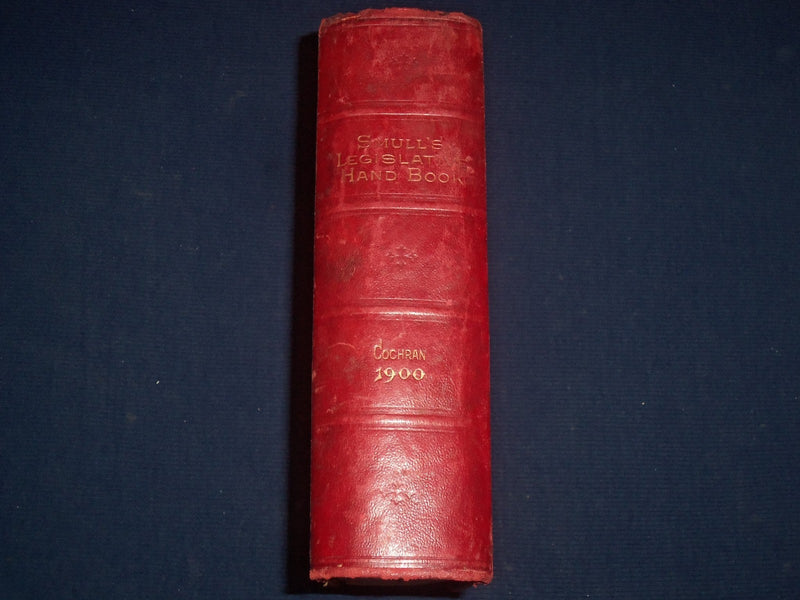 1900 SMULL'S LEGISLATIVE HANDBOOK MANUAL OF PENNSYLVANIA - NICE PHOTOS - KD 2158