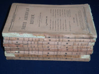 1882 & 1884 NORTH AMERICAN REVIEW LOT OF 8 ISSUES - STORIES/ARTICLES - WR 671