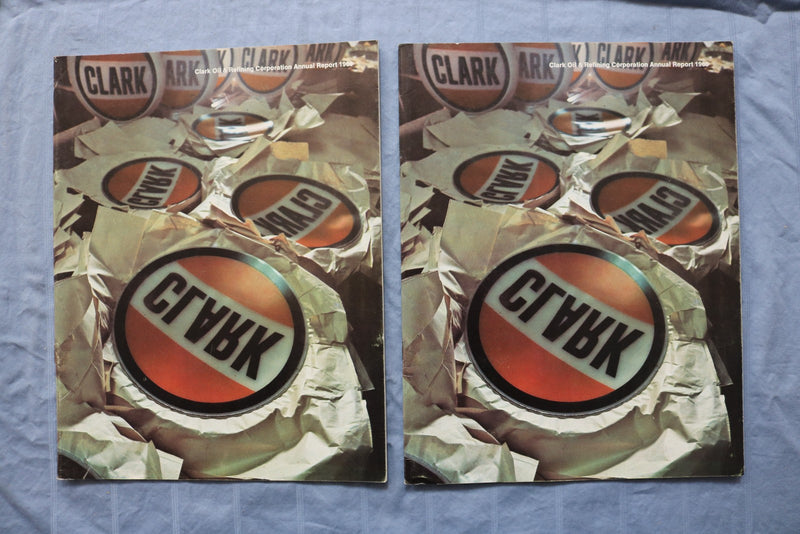 1965-1969 CLARK OIL & REFINING CORPORATION ANNUAL REPORTS - LOT OF 7 - K 3209
