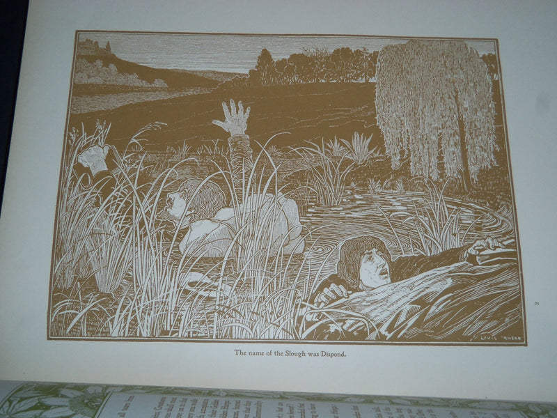1898 THE PILGRIM'S PROGRESS BOOK BY JOHN BUNYAN - NICE ILLUSTRATIONS - Z 96