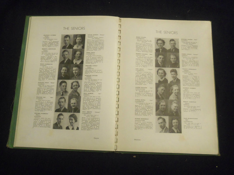 1938 THE PANTHER DELTA HIGH SCHOOL YEARBOOK - DELTA, OHIO - YB 2748