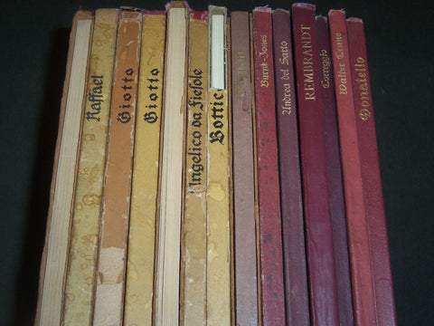 1898-1926 MONOGRAPHIEN ARTISTS BOOK LOT OF 14 - GREAT PRINTS - KD 2161