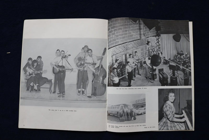 1962 LEE MACE OZARK OPRY PROGRAM - SIGNED - 7 AUTOGRAPHS - K 1734