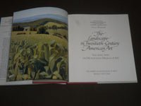 1991 THE LANDSCAPE IN TWENTIETH CENTURY AMERICAN ART BOOK - KD 4092