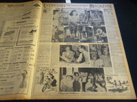 1941 AUG 7 CLEVELAND NEWS NEWSPAPER - MUSSOLINI'S SON LOSES LIFE PLANE - NT 7402