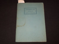 1928 STARDUST SONNETS BOOK BY WILLIAM ADAMS SLADE - J 7398