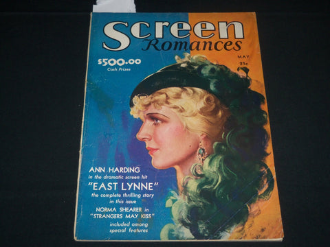 1931 MAY SCREEN ROMANCES MOVIE MAGAZINE - ANN HARDING COVER - M 435