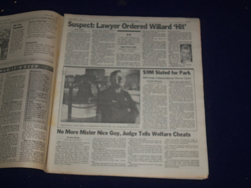 1991 MARCH 1 PHILADELPHIA DAILY NEWS-LAWYER ROBERT BURKE LINKED TO HIT - NP 2984