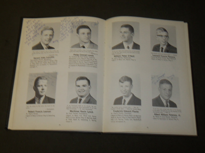 1966 MARINER OUR LADY OF PROVIDENCE SEMINARY HIGH SCHOOL YEARBOOK - YB 1582