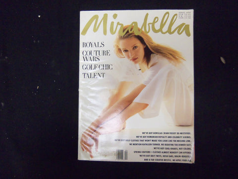 1990 APRIL MIRABELLA MAGAZINE - ISSUE #11 - UMA THURMAN ACOVER - ST 4253