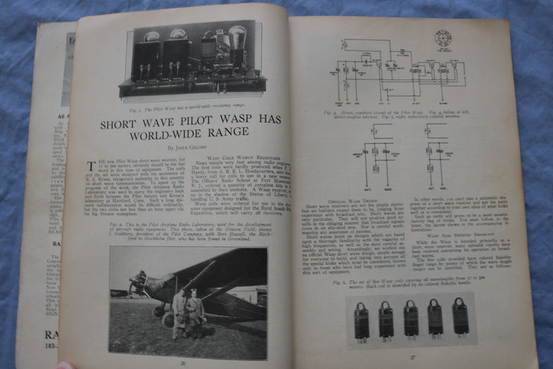 1928 SEPTEMBER RADIO DESIGN SOFTCOVER HANDBOOK -PILOT TELEVISION RECEIVER- K 312