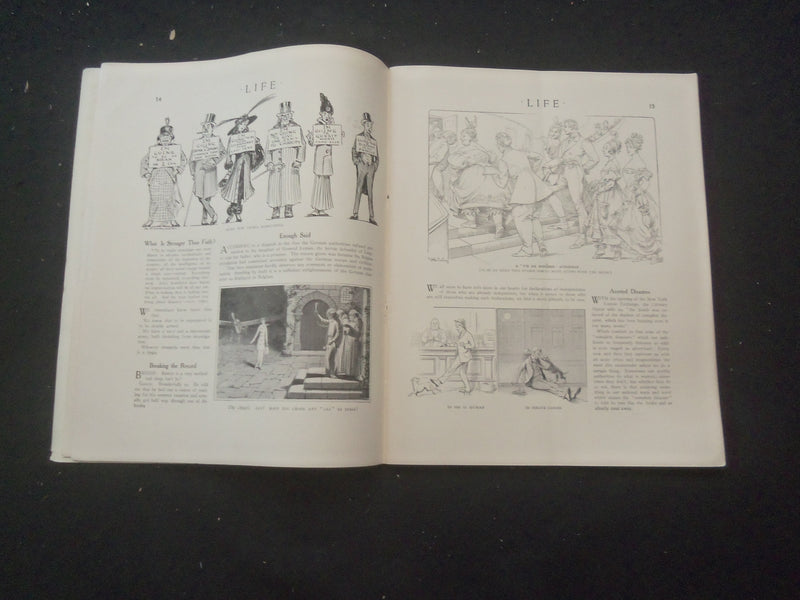 1915 JANUARY 7 LIFE MAGAZINE - LEARNING FATHER'S BUSINESS - L 760O