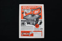 1952 JAN-FEB HOME CRAFTSMAN MAGAZINE - SWEDISH SEWING CABINET COVER - E 10396