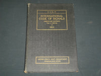 1931 INTERNATIONAL CODE OF SIGNALS VOLUME 1 - AMERICAN EDN - H. O. 87 - KD 5441