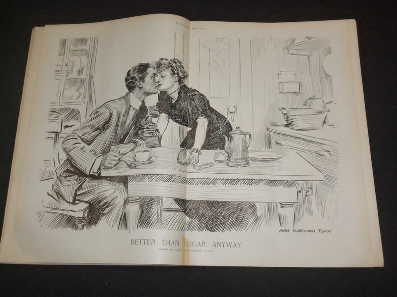 1910 JANUARY 15 HARPER'S WEEKLY MAGAZINE -WILLIAM J. GAYNOR, NYC MAYOR - ST 6363