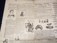 1891 APRIL 15 MORNING TELEGRAPH NEWSPAPER - LINCOLN'S DEATH 26TH ANNIV- NP 2152C