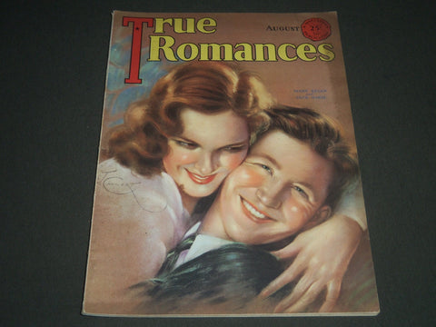 1931 AUGUST TRUE ROMANCES MAGAZINE - MARY BRIAN & JACK OAKIE COVER - ST 5332