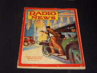 1929 NOVEMBER RADIO NEWS MAGAZINE - POLICE RADIO FRONT COVER - E 5208