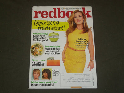 2014 JANUARY REDBOOK MAGAZINE - ALISON SWEENEY COVER - B 1589
