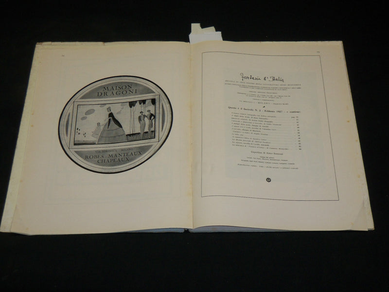1927 FEBRUARY FANTASIE D'ITALIA MAGAZINE - NICE FASHION ILLUSTRATIONS - ST 531B