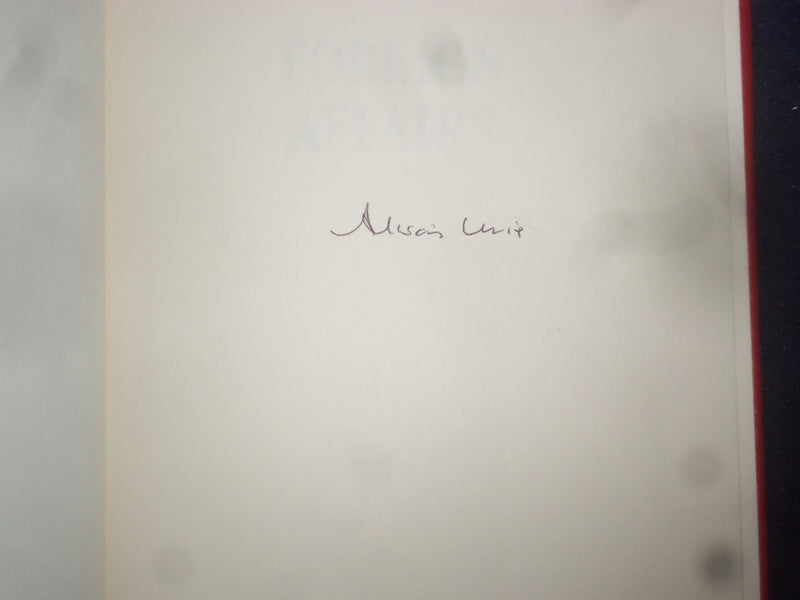 1984 FOREIGN AFFAIRS HARDCOVER BOOK BY ALISON LURIE -SIGNED 1ST EDITION- KD 8971