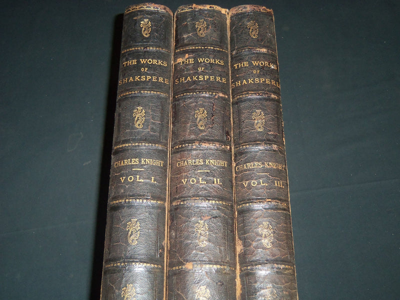 1870'S-1880'S THE WORKS OF SHAKSPERE IMPERIAL EDITION VOLUME LOT OF 3 - Z 173