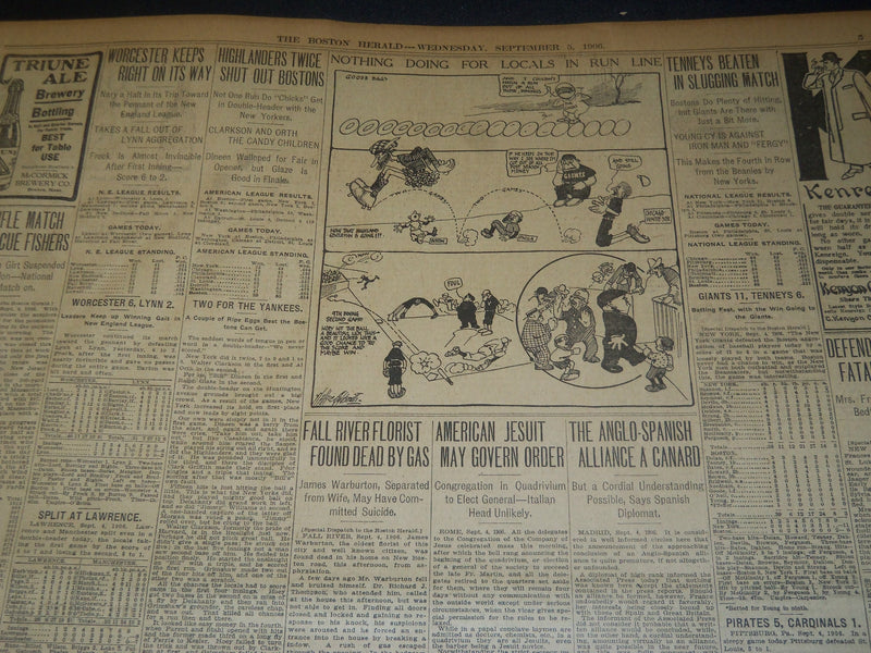 1906 SEPTEMBER 5 THE BOSTON HERALD - PROCTOR WINS IN VERMONT - BH 102