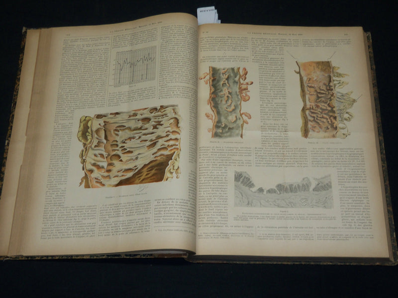 1899 JANUARY-JULY LA PRESSE MEDICALE JOURNAL FRENCH BOUND VOLUME - KD 5904