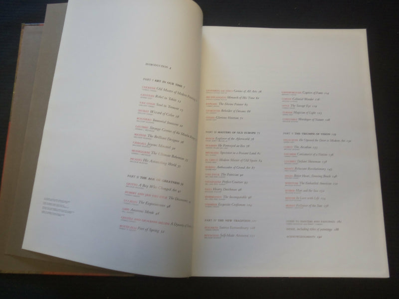 1965 GREAT PAINTERS AND GREAT PAINTINGS HARDCOVER BOOK - R 732Y